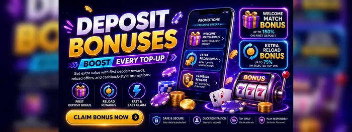 Deposit bonus offers