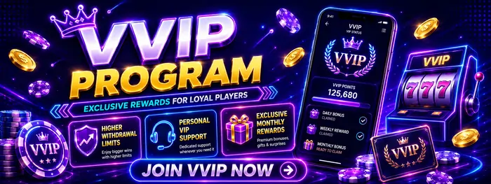 VVIP program rewards